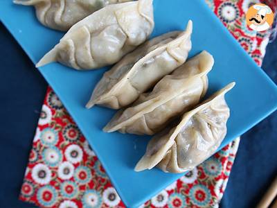 Gyoza's met kip, wortels en champignons - foto 4