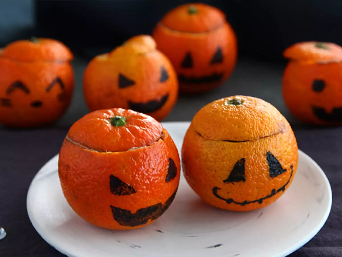 Halloween-clementines met chocolademousse - foto 2