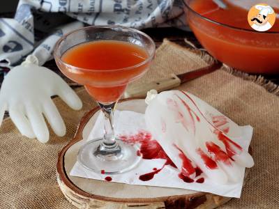 Halloween-cocktail met handgevormd ijsblokje - eenvoudige tutorial! - foto 4