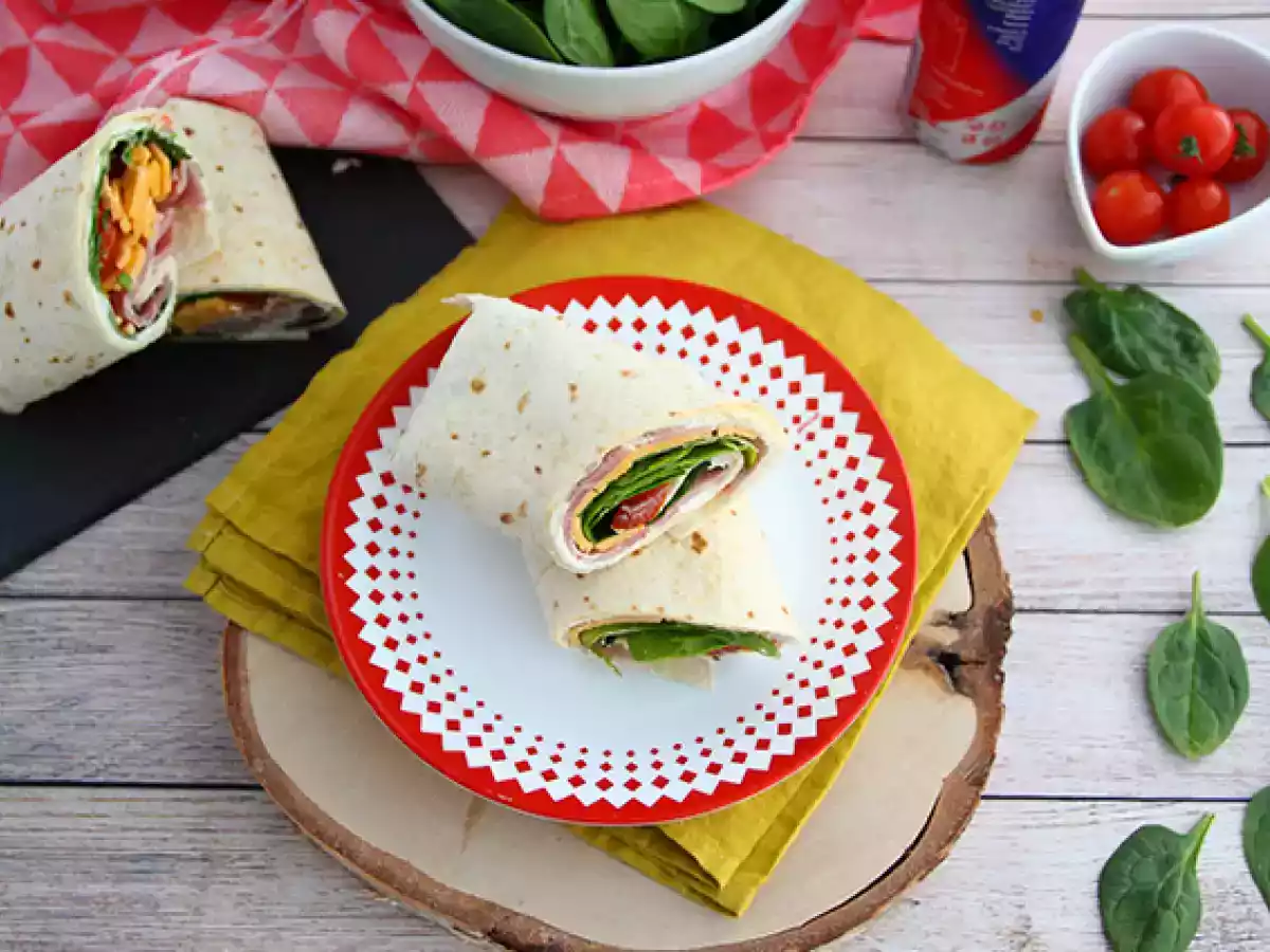 Ham en Cheddar Spinazie Wraps - foto 5