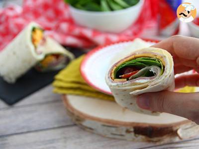 Ham en Cheddar Spinazie Wraps - foto 3