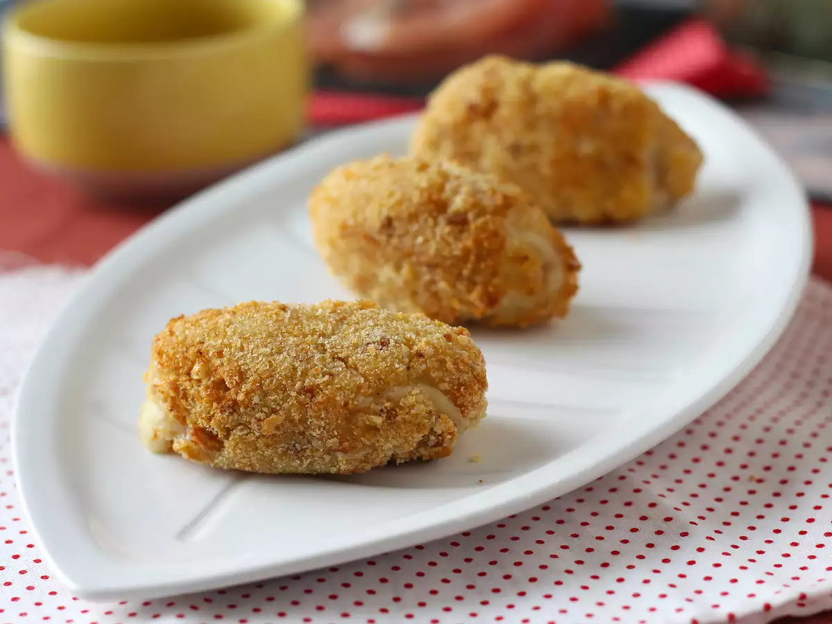 Hamkroketjes uit de airfryer: weinig olie, maar net zo knapperig!