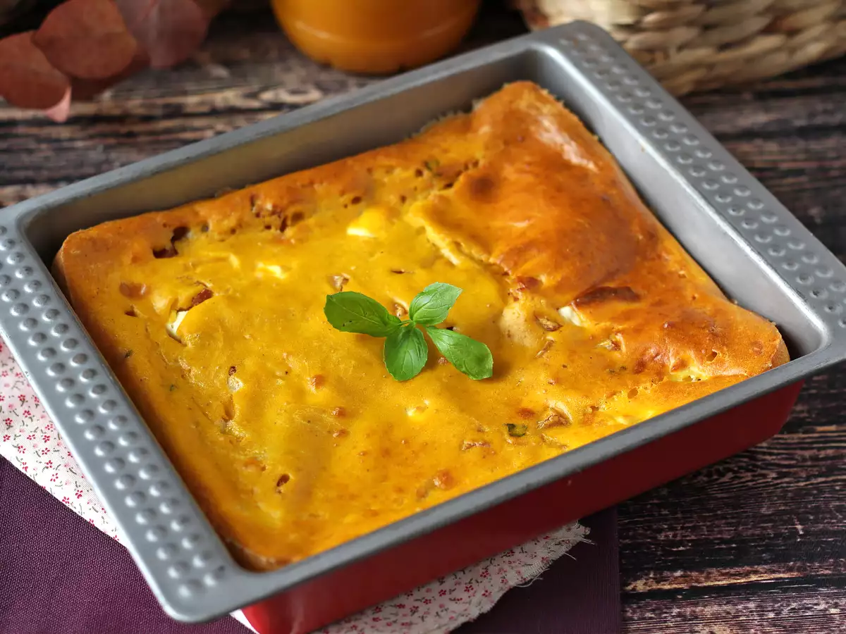 Hartige brownie met ham, feta en pompoen: het perfecte recept om soeprestjes op te maken! - foto 2