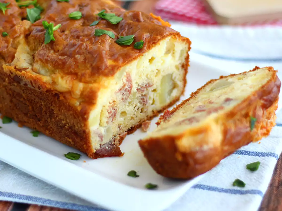 Hartige cake met restjes raclettekaas - foto 3