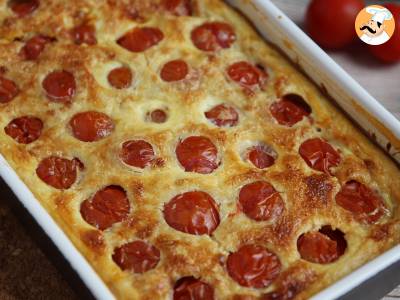 Hartige clafoutis met kerstomaatjes en tonijn - foto 2