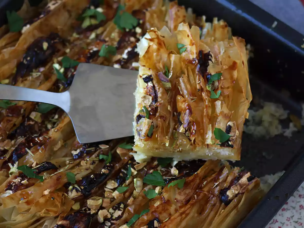 Hartige crinkle cake met geitenkaas en honing - foto 4
