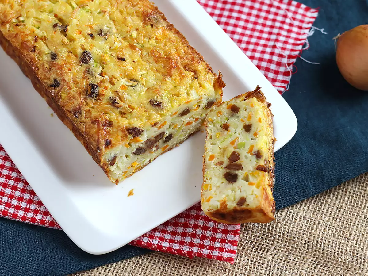 Hartige griesmeelcake met courgette en wortel - foto 4