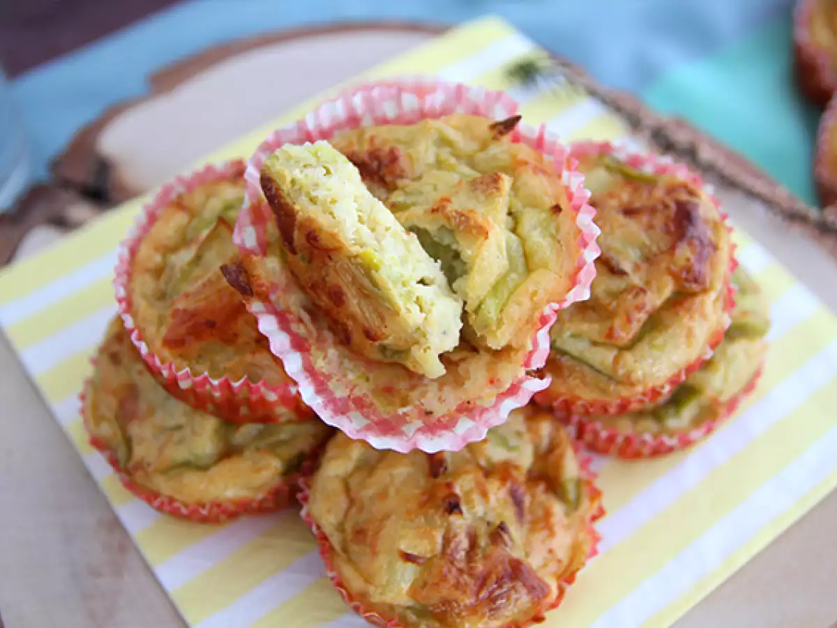 Hartige muffins met preifondue - foto 3