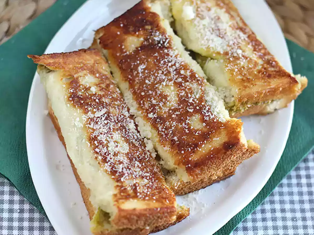 Hartige wentelteefjes met pesto - foto 5