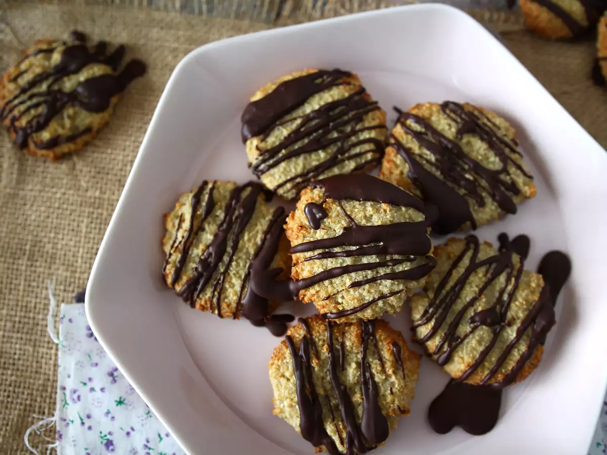 Haver-okarakoekjes met chocolade - foto 2
