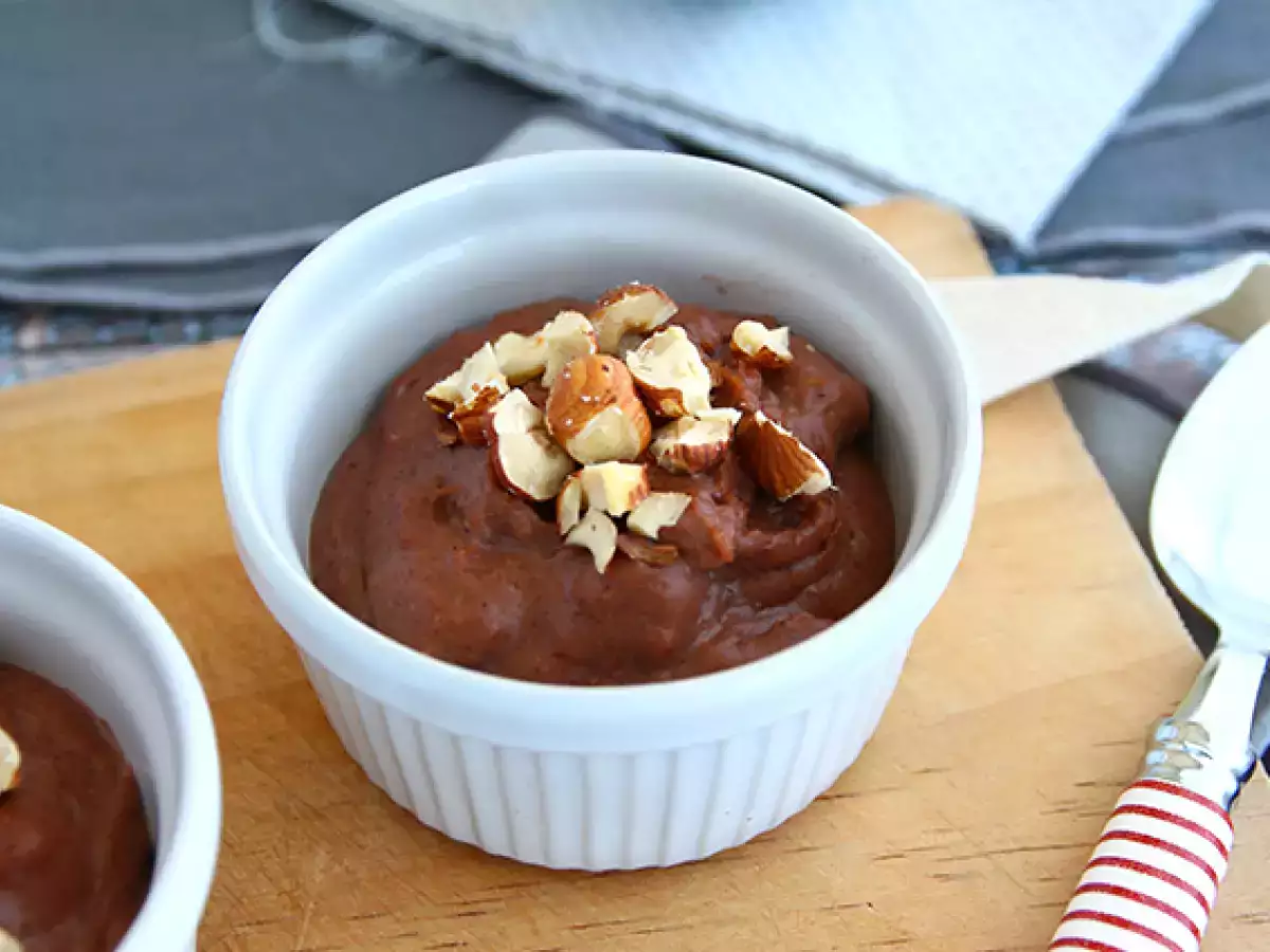Hazelnootcrème (veganistisch en glutenvrij dessert)