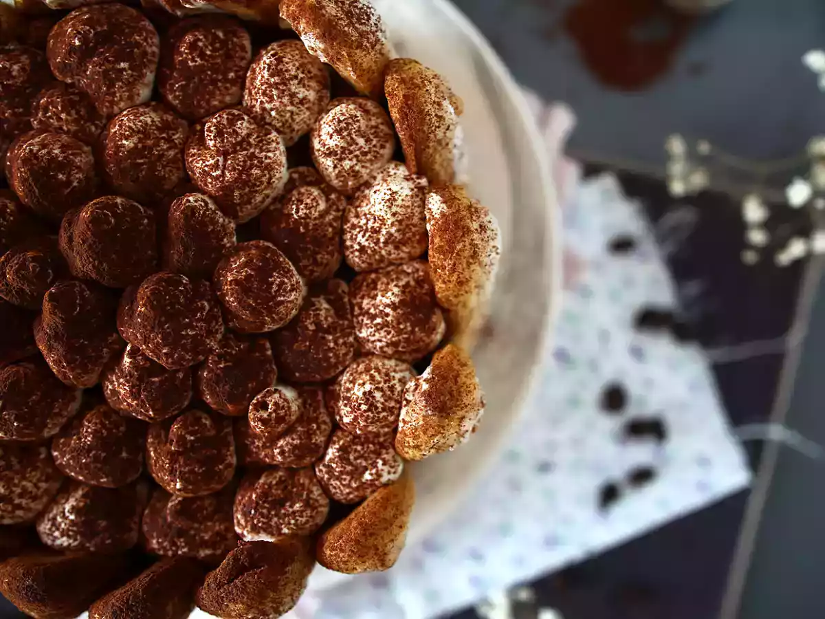 Heerlijke charlotte in tiramisu-stijl zonder eieren - foto 5
