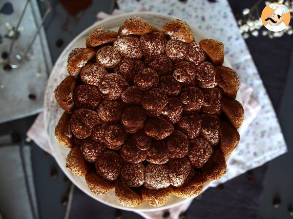 Heerlijke charlotte in tiramisu-stijl zonder eieren - foto 3