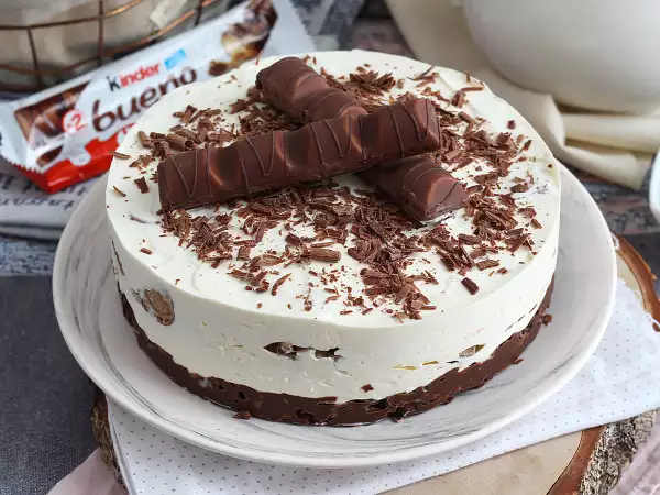 Recept Heerlijke kinder bueno-cheesecake zonder oven