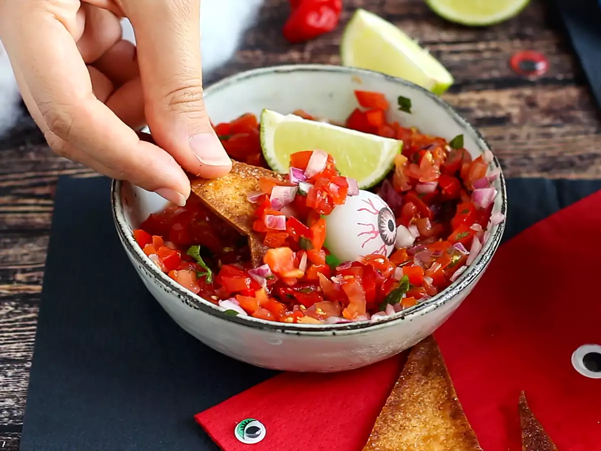 Heksenhoedjes als aperitief – tortillachips - foto 2