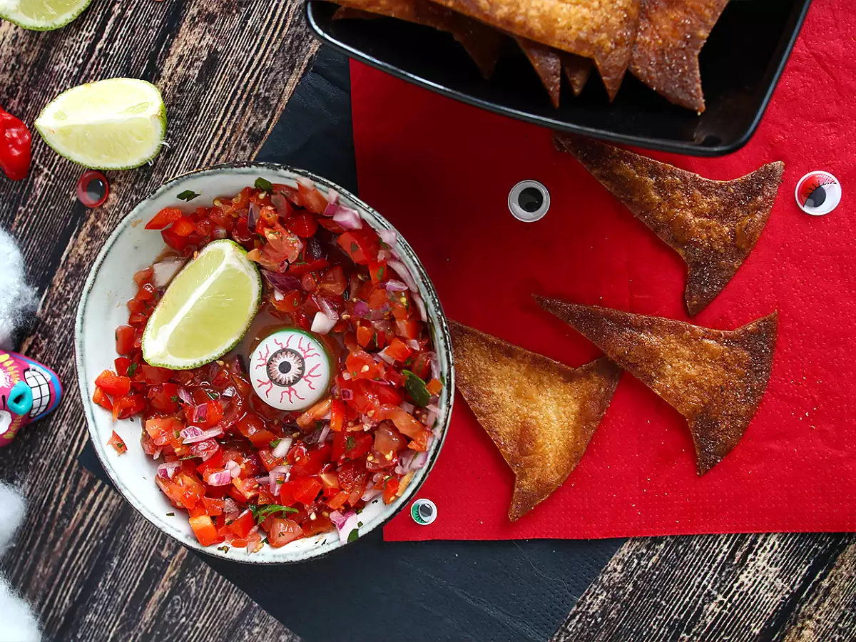 Heksenhoedjes als aperitief – tortillachips - foto 4