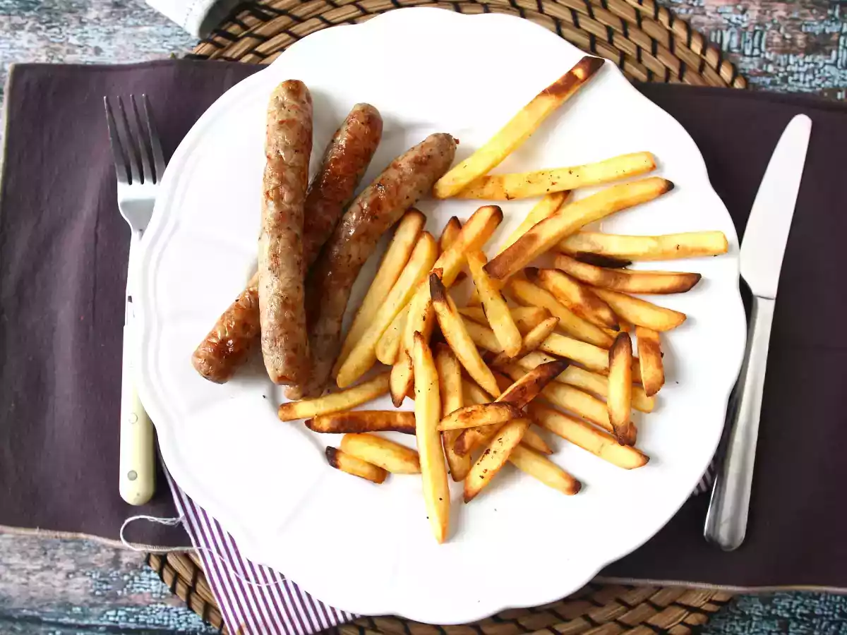 Hoe bak ik worstjes in de Air Fryer?