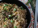 Hoe bereid je instantnoedels? Snel recept met rundvlees en champignons!, foto 3