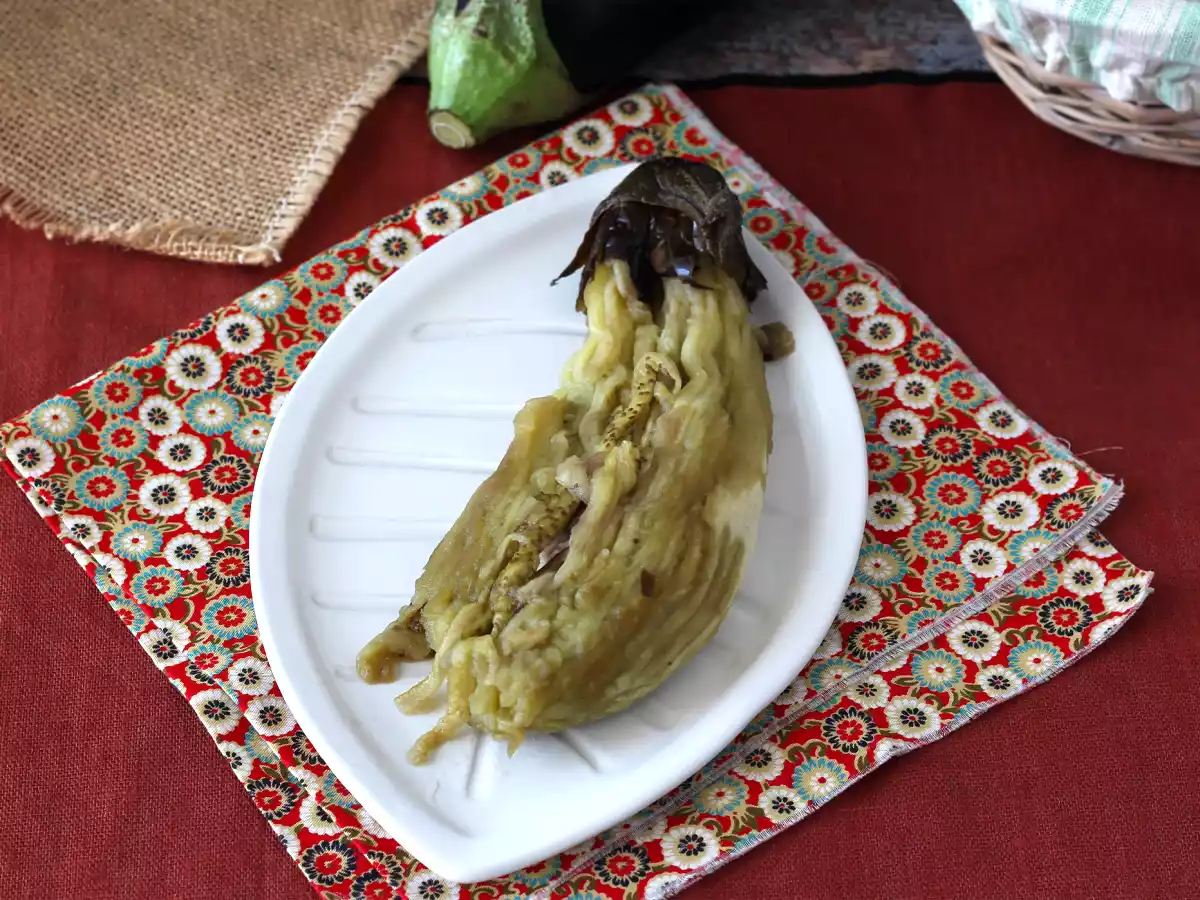 Hoe kan ik aubergines roosteren en schillen in de oven? - foto 3