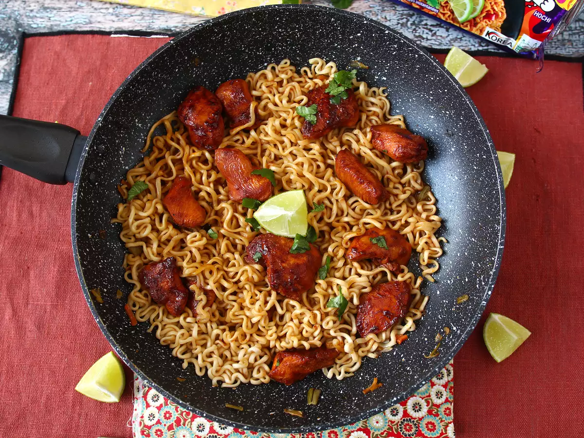 Hoe maak je Buldak Habanero Lime-noedels? Recept met gemarineerde kip! - foto 3