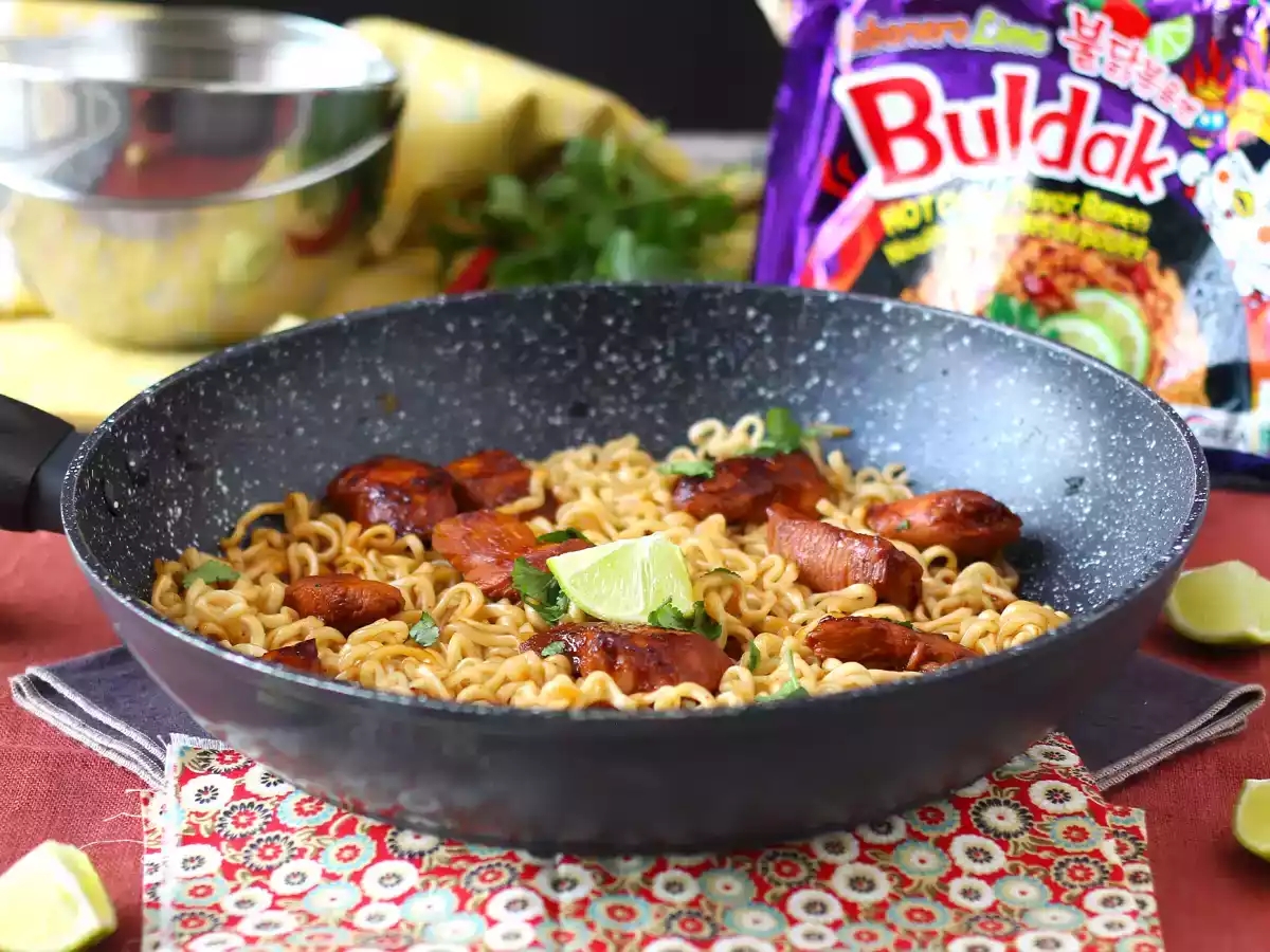 Hoe maak je buldak habanero limoen noedels, recept met gemarineerde kip! - foto 2