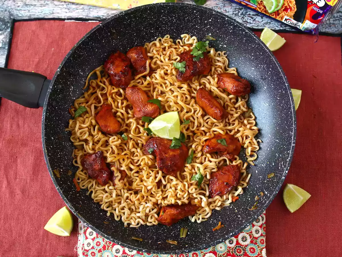 Hoe maak je buldak habanero limoen noedels, recept met gemarineerde kip! - foto 3