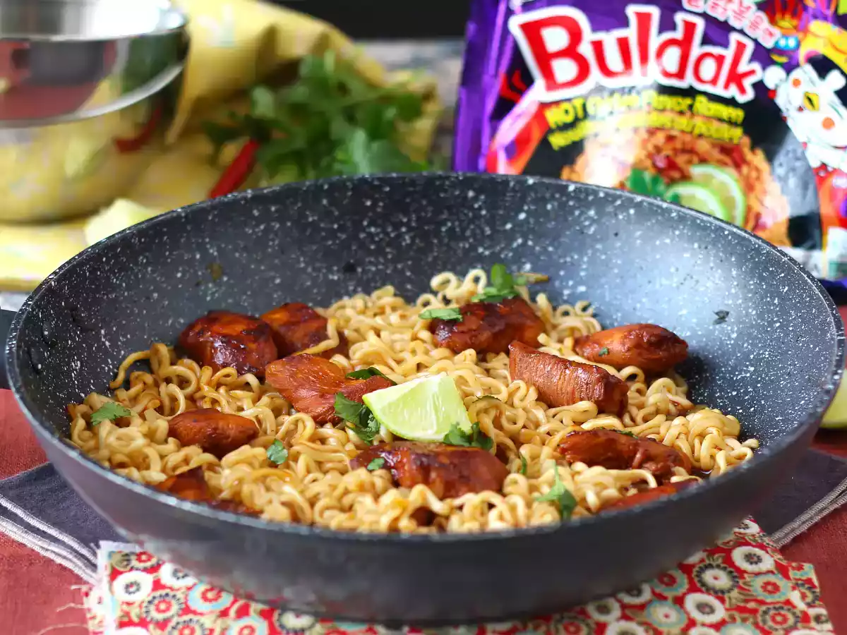 Hoe maak je buldak habanero limoen noedels, recept met gemarineerde kip! - foto 5