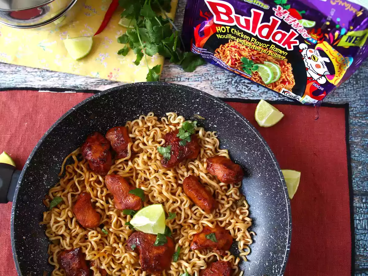 Hoe maak je buldak habanero limoen noedels, recept met gemarineerde kip! - foto 6