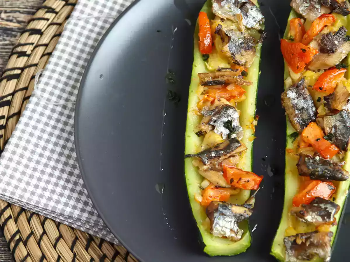 Hoe maak je courgettes gevuld met sardines? - foto 2