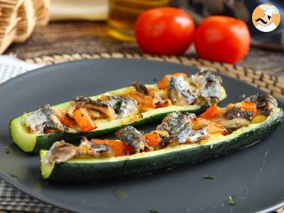 Hoe maak je courgettes gevuld met sardines?