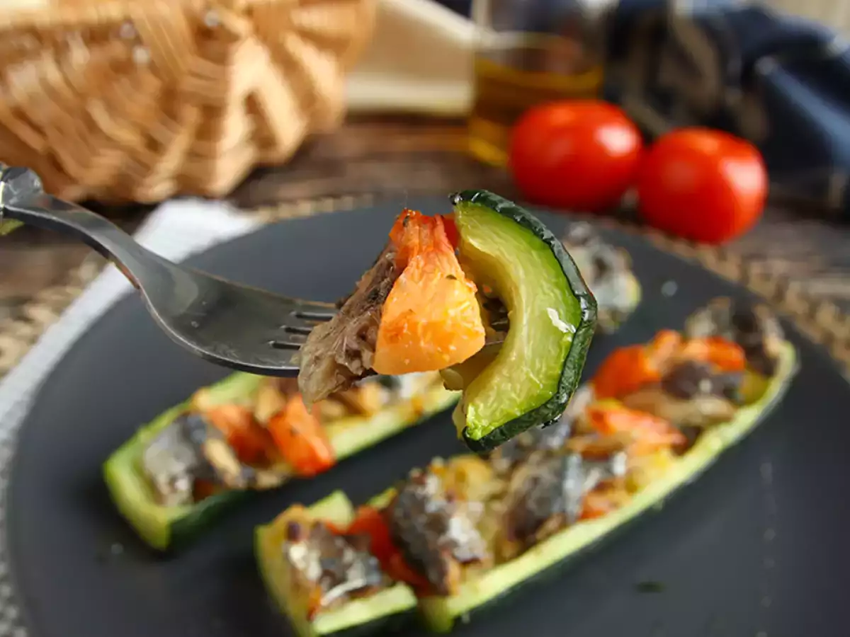 Hoe maak je met sardines gevulde courgettes? - foto 4