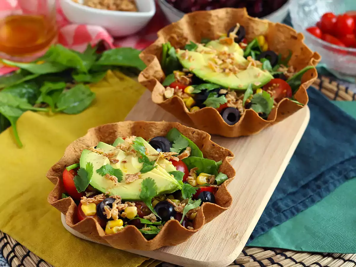 Hoe maak je tortillabowls? Een makkelijke salade zonder afwas!