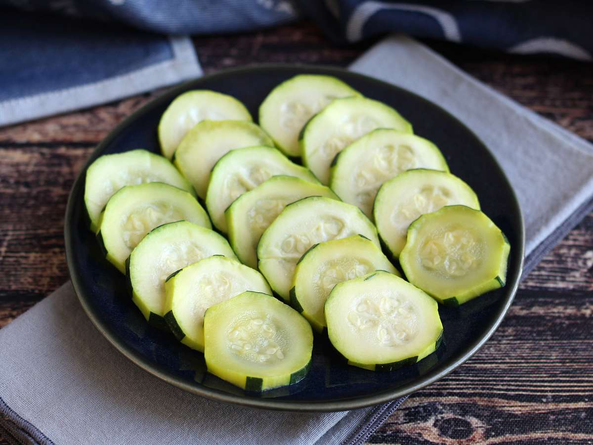 Hoe stoom je courgettes?