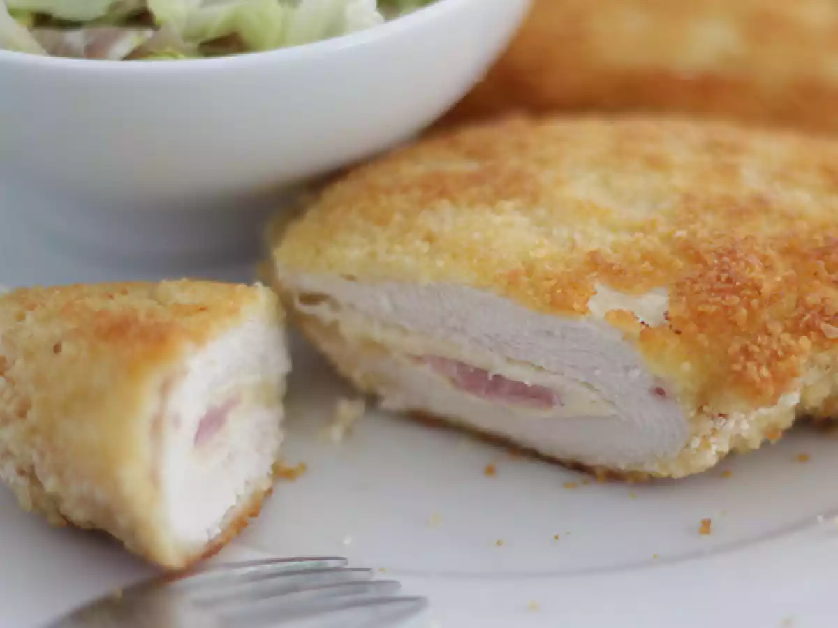 Huisgemaakte cordon bleu