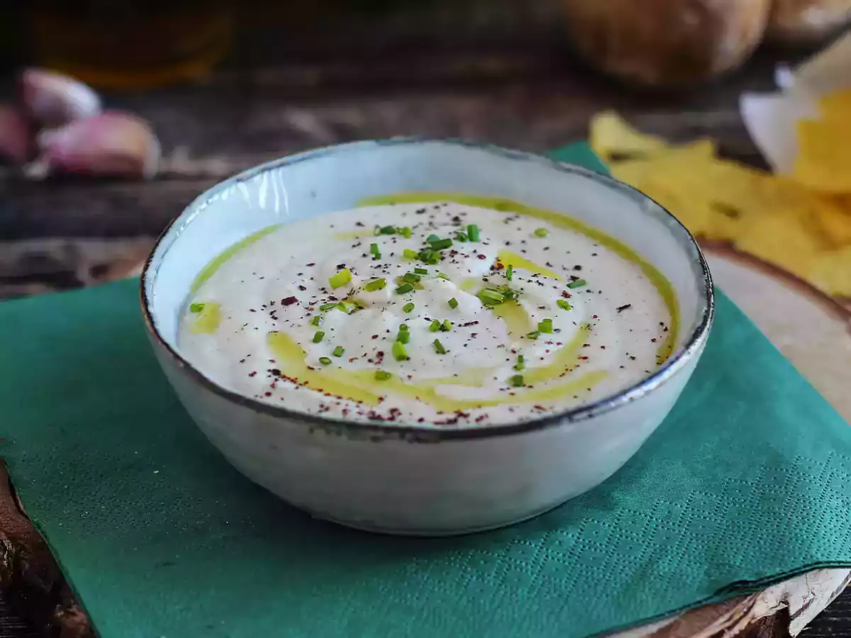 Hummus van witte bonen en kokosmelk - foto 2