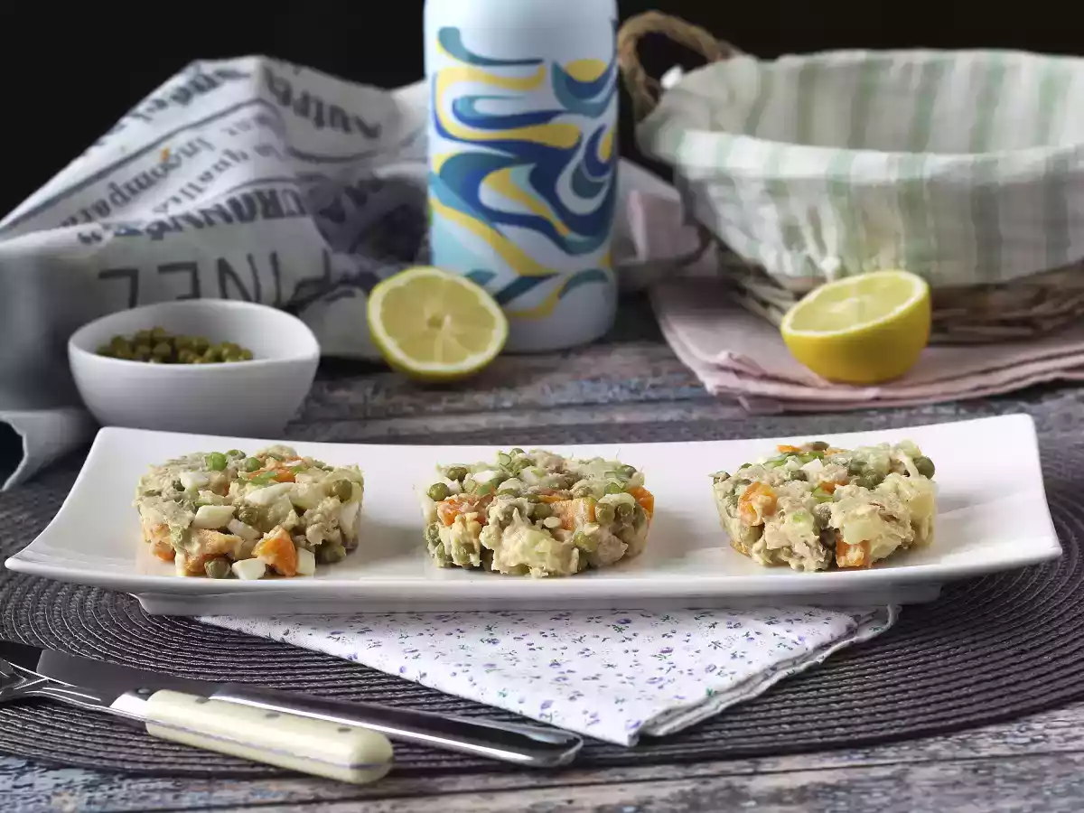 Huzarensalade met zelfgemaakte mayonaise