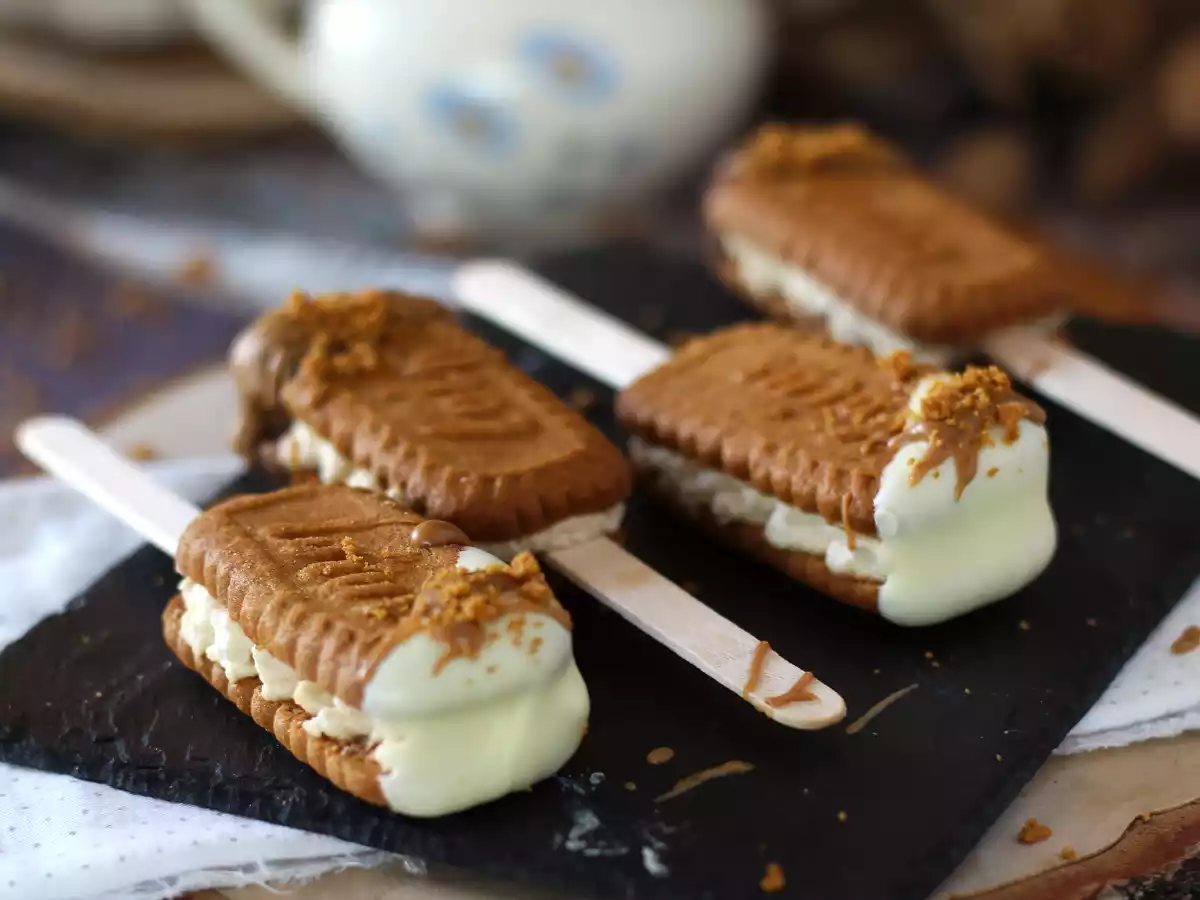 Ijs sandwiches met speculaas - foto 4