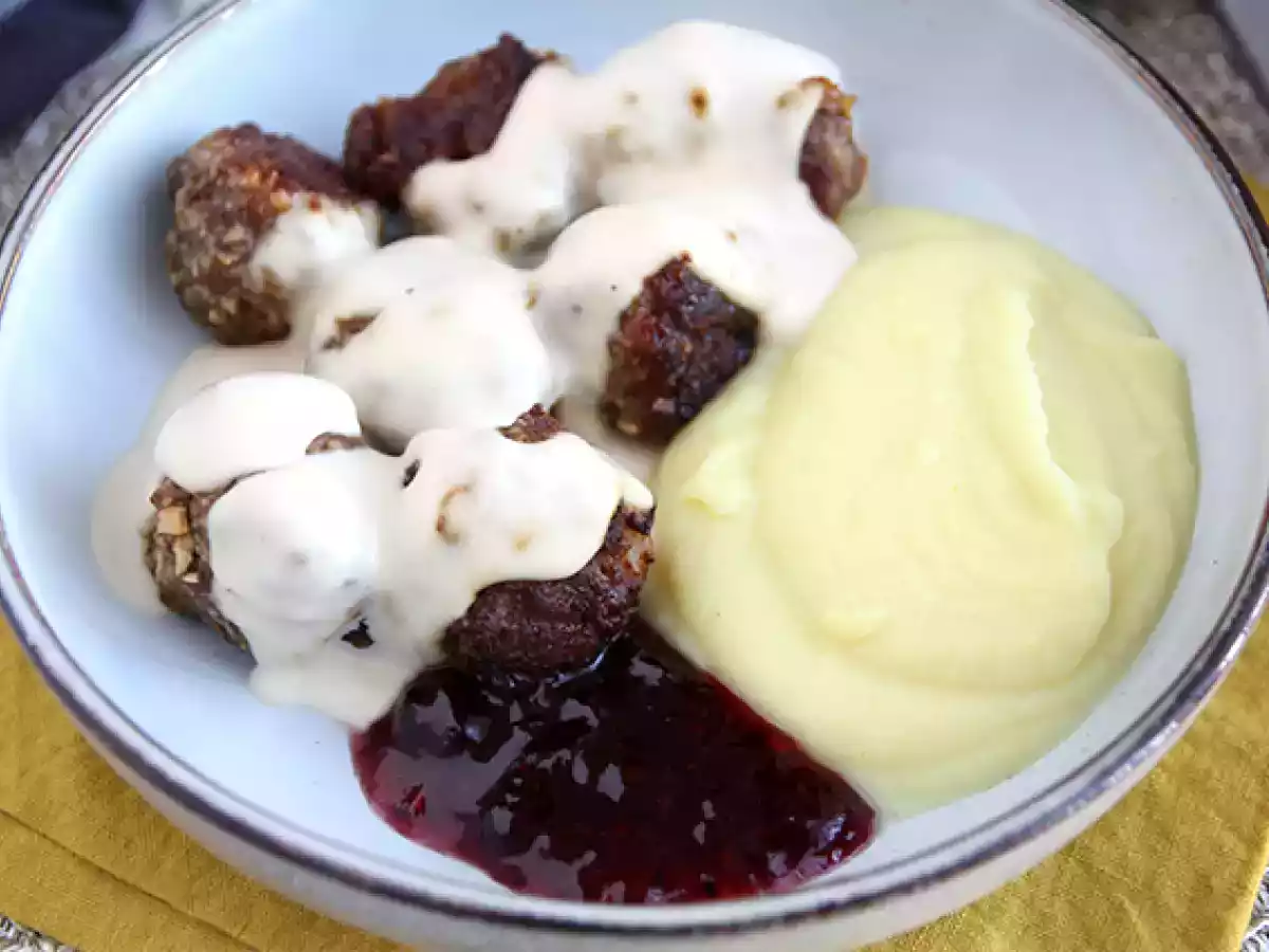 Ikea gehaktballetjes met witte saus - foto 5