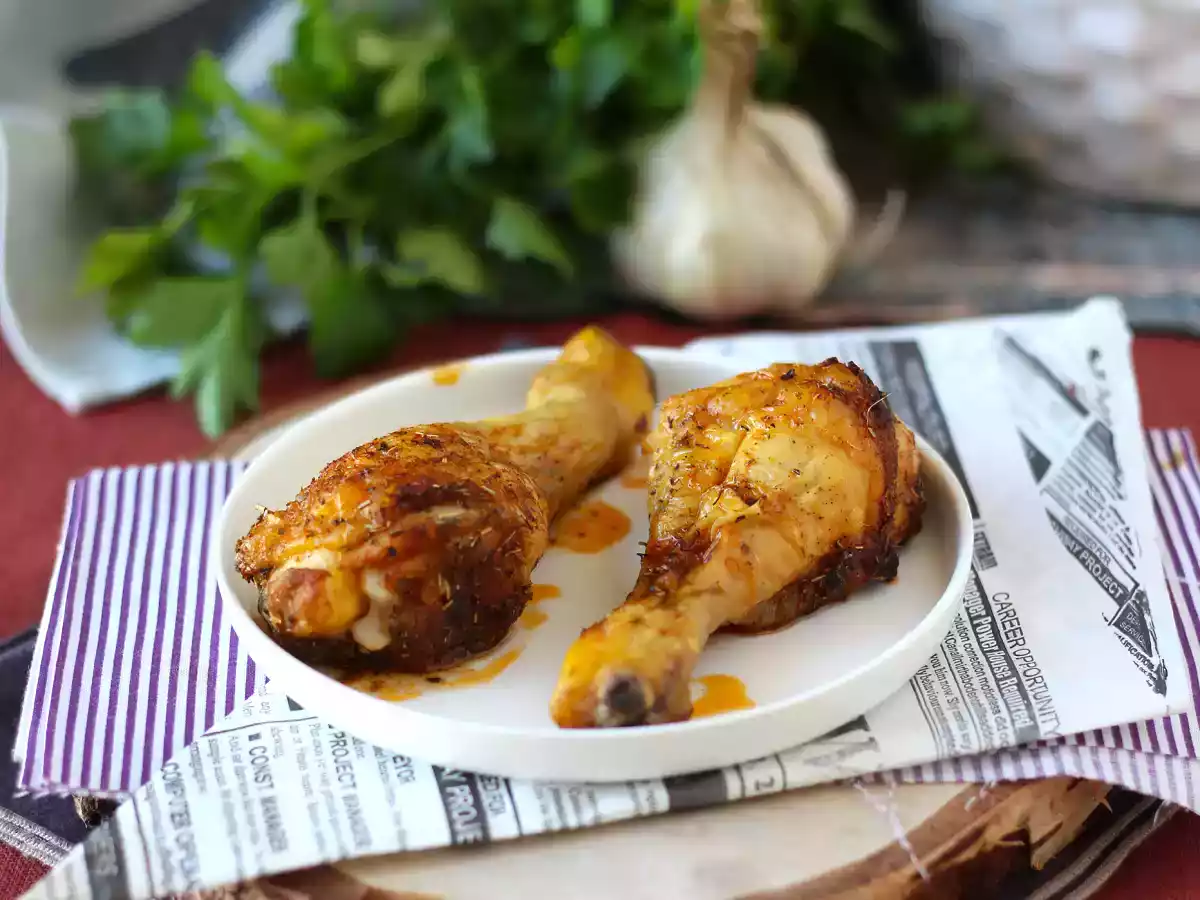 In de oven gemarineerde kip drumsticks - super snel te maken! - foto 3