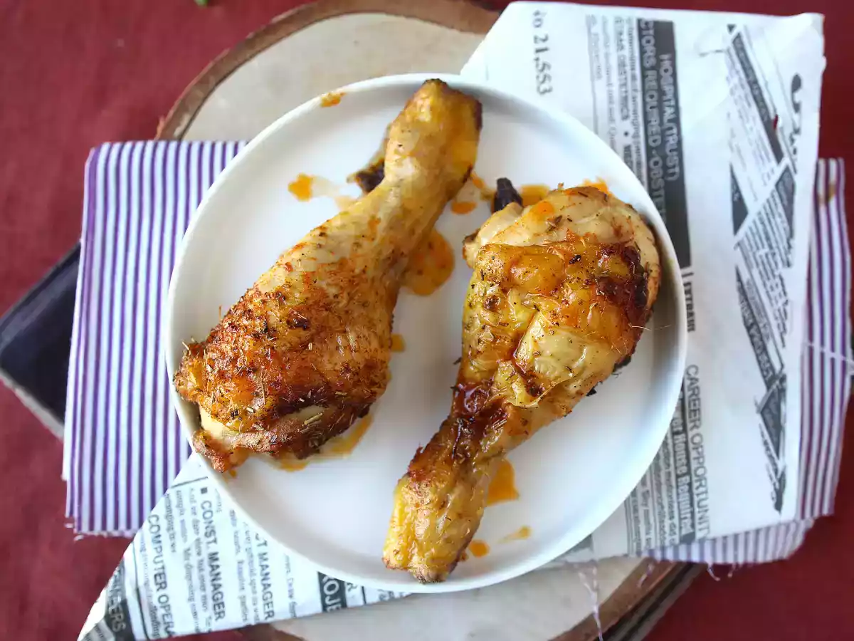 In de oven gemarineerde kip drumsticks - super snel te maken! - foto 4