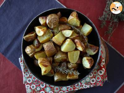 In de oven geroosterde aardappelen, het klassieke en makkelijke recept - foto 5