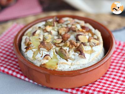 In de oven geroosterde camembert met honing en walnoten - foto 2