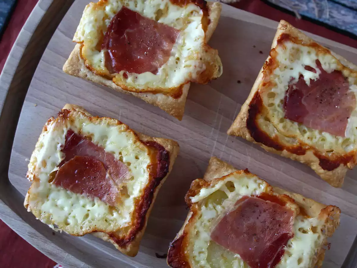 Individuele mini-tarte tatins met raclettekaas - foto 2