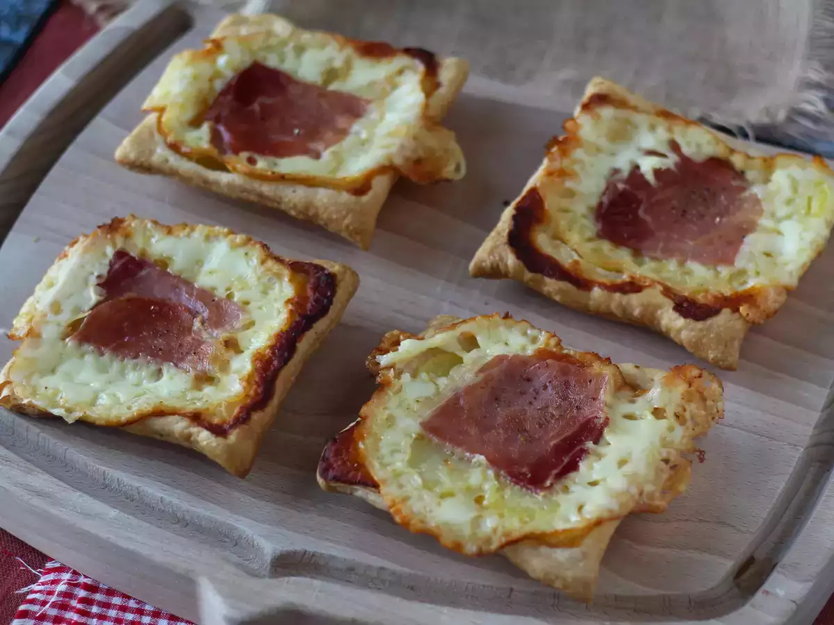 Individuele mini-tarte tatins met raclettekaas - foto 4