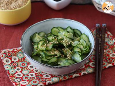 Japanse ingemaakte komkommersalade - foto 4