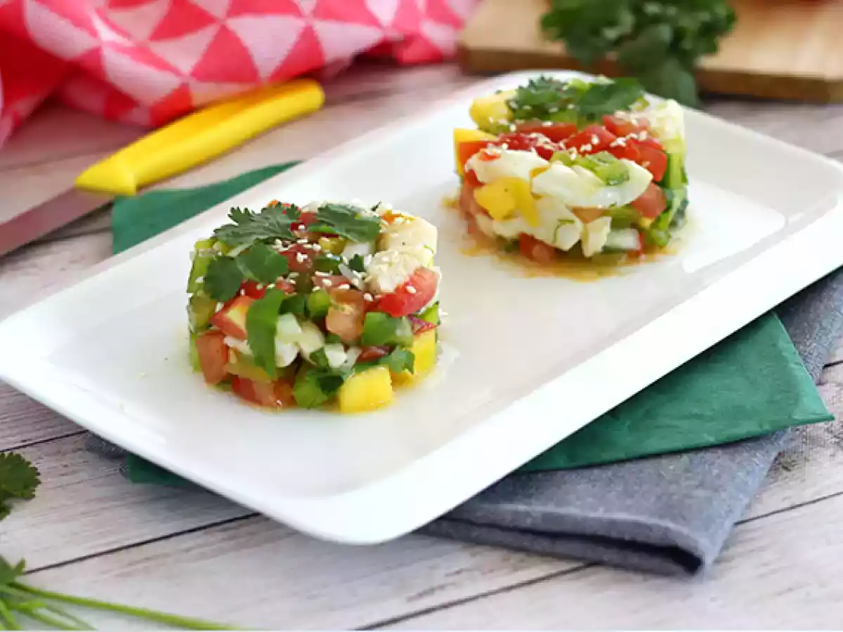 Kabeljauw ceviche