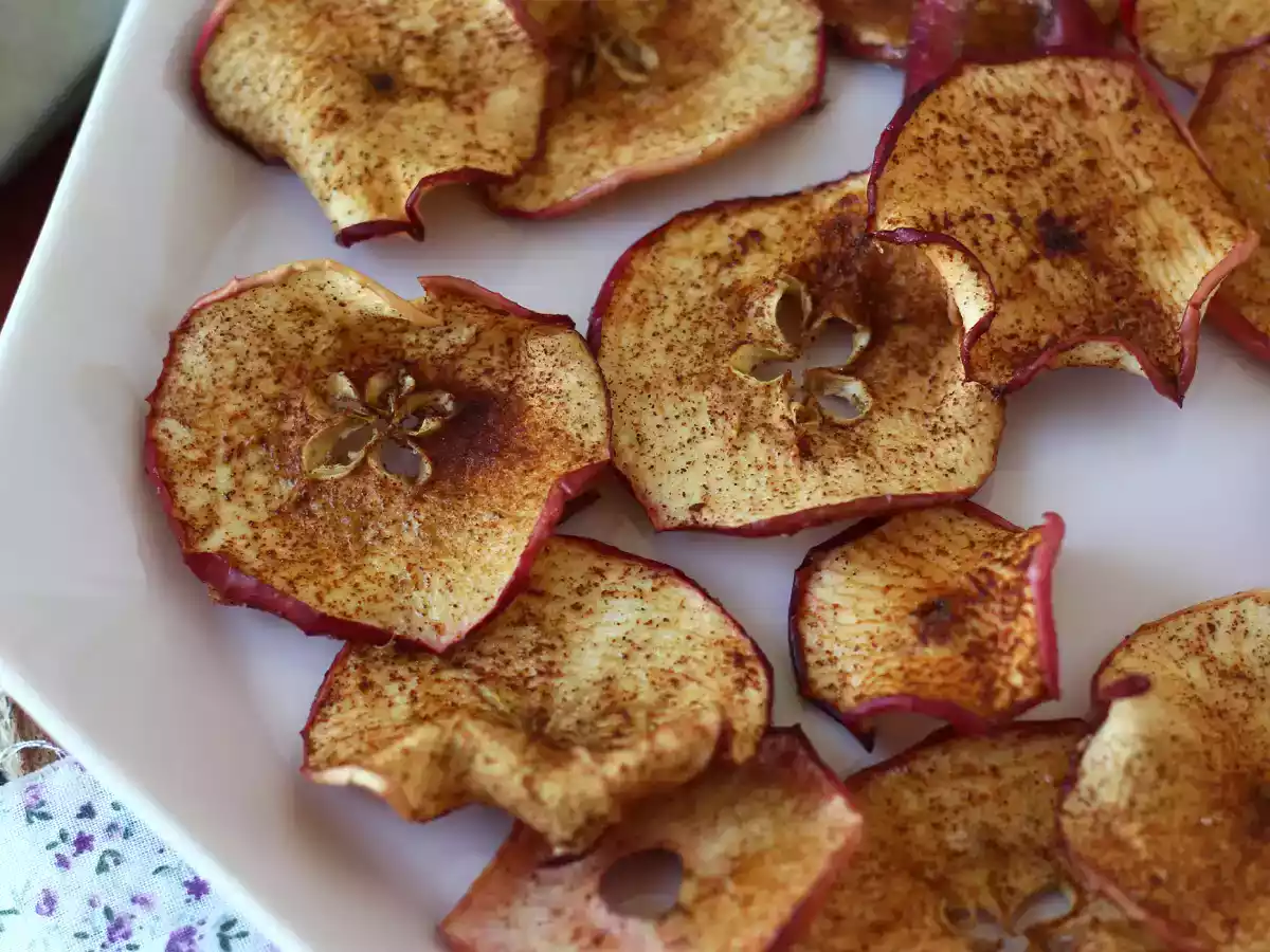 Kaneel appelchips in de Air Fryer - foto 5
