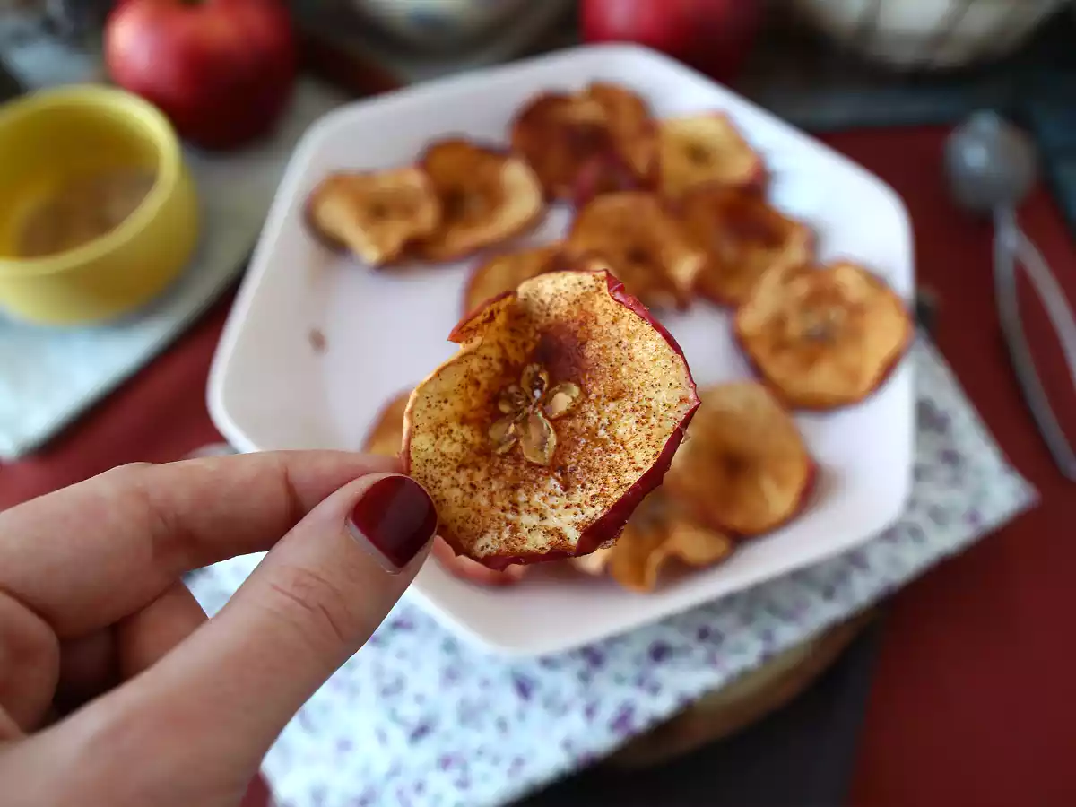 Kaneel appelchips in de Air Fryer - foto 6