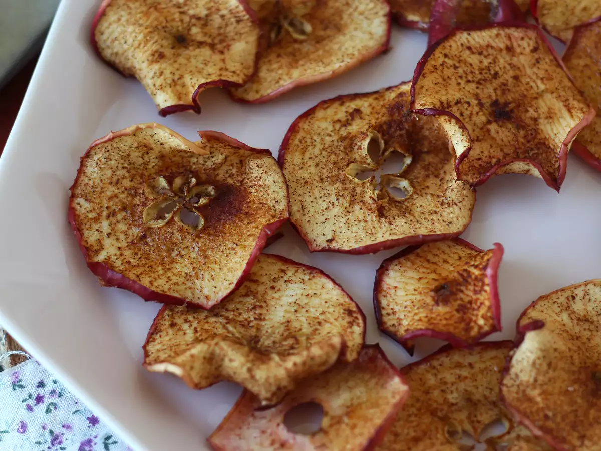 Kaneelappelchips uit de airfryer - foto 5