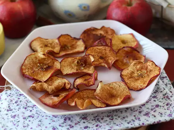 Recept Kaneelappelchips uit de airfryer